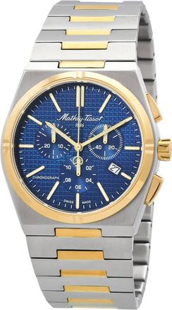Mathey-Tissot Zoltan Chrono Chronograph Quartz Blue Dial Mens Watch H117CHBBU