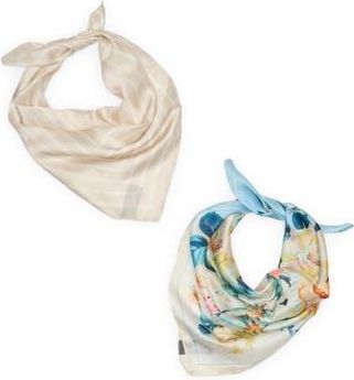 Vince Camuto Assorted 2-Pack Square Scarves in Neutral Multi at Nordstrom Rack