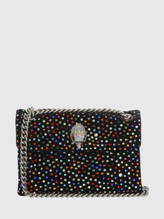 Kurt Geiger Borsa Nano Kensington Kurt Geiger London in velluto con strass multicolor