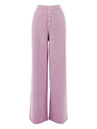 Guest In Residence Pantaloni in cashmere - Rosa