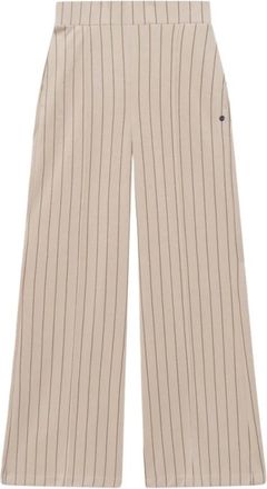 Bugatti Sportieve Gestreepte Broek - Dames - Broeken - Beige - Maat: M Modal