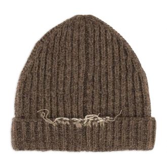 Maison Margiela Berretto - unisex - Hoeden - Bruin - M - Accessoires