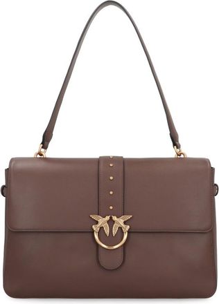 Pinko Maxi Love Bag Slouchy Shoulder Bag In Leather