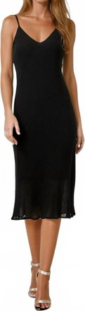 Maven West Caprice Lined Tank Dress In Black