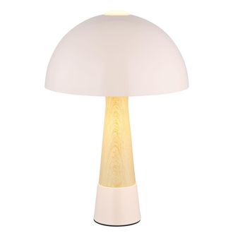 Nowa Globo - L&aacute;mpara De Mesa - Paulin - &Aacute;mbar - Metal - &Oslash; 25cm - E27
