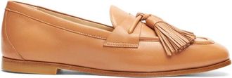 Stuart Weitzman Lindi Tassel Loafer - Dames - Loafers - Beige - 35 EU - Schoenen
