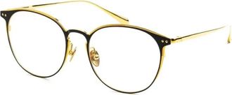 Linda Farrow Lfl 1510 C1 OPT Optical Frame - unisex - Brillen - Geel - 54 MM - Accessoires