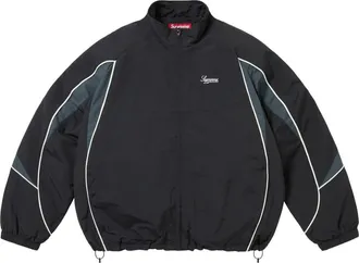 SUPREME FW25 Contrast Piping Track Jacket Black SUP-FW25-075-BLK