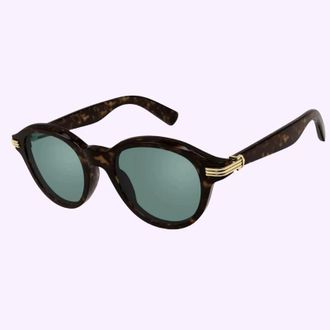 Cartier Green Oval Mens Sunglasses CT0395S 002 51