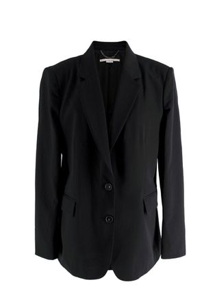 Stella McCartney Black Single Breasted Blazer Size XL
