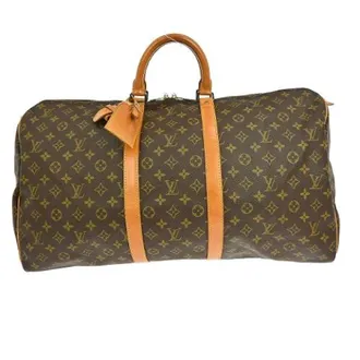Louis Vuitton Vintage, unisex, Bruin, ONE Size, Pre-owned Weekendtas