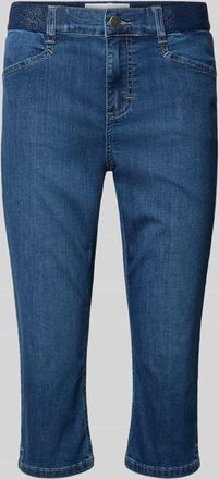 Angels Caprihose mit elastischem Bund Modell AnnaCapri Sporty in Blau, Gr&ouml;&szlig;e 34