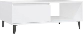 vidaXL Vidaxl - Coffee Table White 90x60x35 cm Engineered Wood