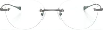 Dita Eyewear DLX121 rimless glasses - unisex - Titanium - 57 - Grey
