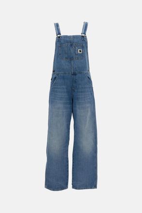 Carhartt Work in Progress Tuta Pantalone In Denim Camano