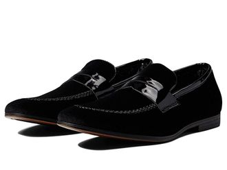 Steve Madden Crescent Mens Shoes Black Velvet : 7.5 D - Medium, Textile/Synthetic