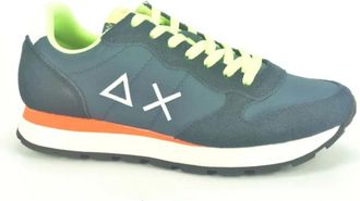 Sun 68 Fluorescerende Runner Sneakers - Heren - Sneakers - Blauw - 41 EU - Schoenen
