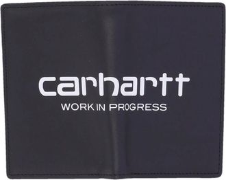 Carhartt Work in Progress Vegas Vertical Wallet - Heren - Portefeuilles - Zwart - ONE Size - Leer - Accessoires