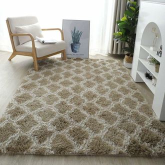 OEM Alfombra Peluda Y Esponjosa, Antideslizante, De Pelo Largo, Para Dormitorio, Suave Y C&oacute;moda, Grande, Lavable, Para Ni&ntilde;os, Dormitorio, Sal&oacute;n, Pasillo, 