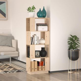 vidaXL Vidaxl - Estanter&iacute;a/divisor De Espacios Madera Maciza Pino 51x25x132 Cm