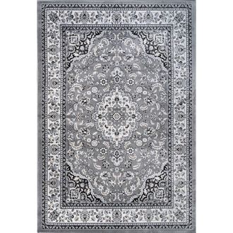 Jonathan Y Designs Palmette Modern Persian Floral Area Rug in Gray/ivory at Nordstrom, Size 2Ft 0In X 8Ft 0In
