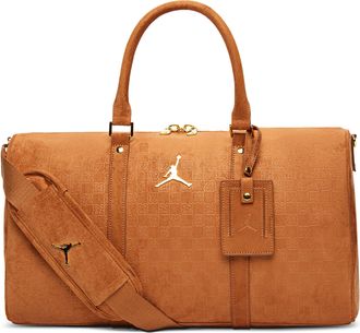Nike Jordan Suede Monogram Duffel 25L Cognac IQ5742-299