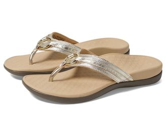 Vionic Aloe Leather Womens Shoes Champagne : 10 M