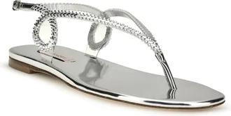Casadei Womens Josephine Sandals Silver+argento Calf Leather Bos Taurus