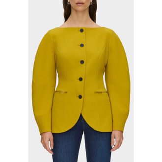 Aligne Artemis Barrel Sleeve Jacket in Mustard at Nordstrom Rack, Size 4