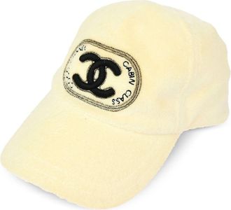Chanel Cappello con logo CC anni 90-2000 - Toni neutri