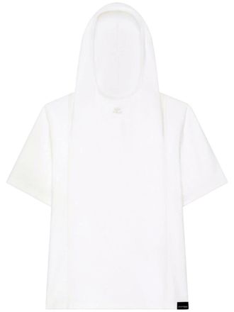 Courrèges Hooded T-Shirt Clothing