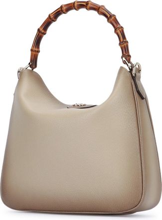 Gucci Womens Diana Shoulder Bag Beige Calf Skin