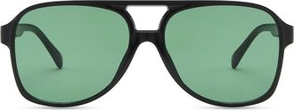Generic Large Frame Men Vacation Sunglasses Outdoor Women Commuter Sun Glasses(Green)
