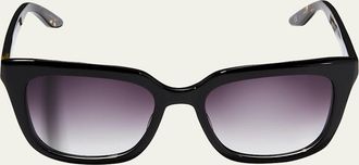 Barton Perreira Bolsha Rectangle Gradient Sunglasses