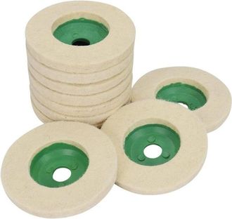 OEM Dischi In Lana Da 10,2 Cm Per Smerigliatrice Angolare, Tamponi Lucidanti Ispessiti E Resistenti Allusura Per Metallo, Marmo, Vetro, Specchi, Effetto L