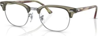Ray-Ban 51mm Square optical glasses in Light Green at Nordstrom