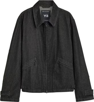 Yohji Yamamoto Denim Blouson Jacket - Heren - Spijkerjassen - Zwart - L - Denim - Jassen