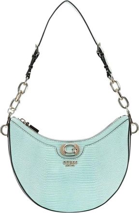 Guess Orlina Top Zip Schoudertas - Dames - Schoudertassen - Groen - ONE Size - Leer - Tassen