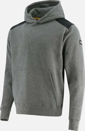 CAT Mens Caterpillar Mens Essentials Hooded Sweatshirt - Grey - Size: 36