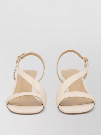 Michael Kors kitten heel sandals open toe ankle strap