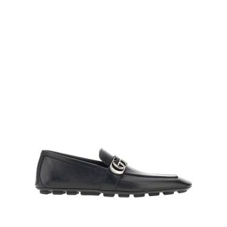 Gucci Leather loafers with Double G detail Man 7+
