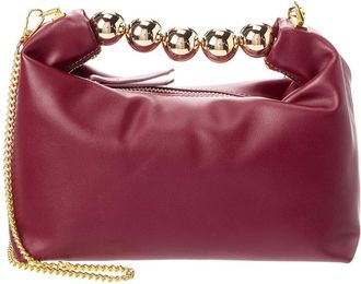 Tiffany & Fred Smooth Metallic Leather Top Handle Crossbody