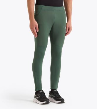 Diadora Winter Protection Run Tights In Cilantro