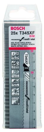 Bosch Hoja De Sierra De Calar T 345 Xf Progressor For Wood&metal 2608634995