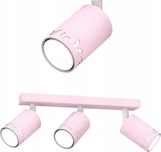 OEM Lampada Da Soffitto Per Bambini Plafon Spot Per Bambina Led Gu10 Farfalle Rosa