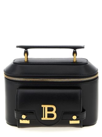 【関税＆送料込み】Balmain Evening Purse Bags Pierre Balmain Embossed Leather Evening Bag - Black Evening