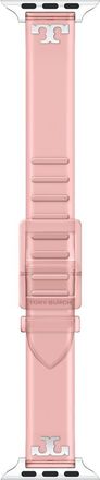Tory Burch The Single T Jelly 16mm Apple Watch Watchband in Pink at Nordstrom