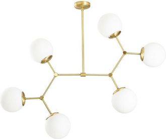 Wonderlamp Wonderlamp - Lámpara colgante Mulen Oro (6 luces)