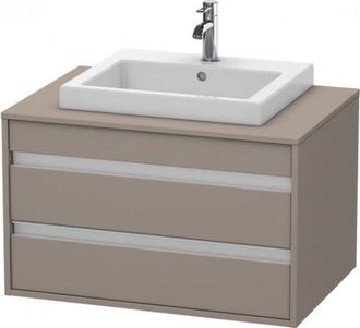 Duravit Duravit - Ketho Mueble Bajo Encimera 6754, 2 Cajones, 800mm, Para