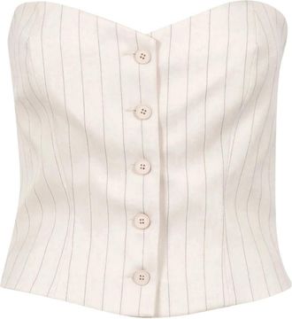 Aniye By Top - Dames - Tops zonder mouwen - Wit - XS - Tops